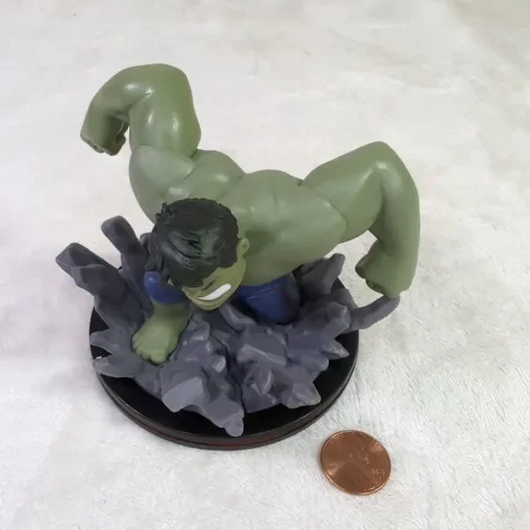 The Hulk Q Fig Marvel Avengers Age Of Ultron Action Figure On Stand 2016 Qmx - Picture 7 of 7